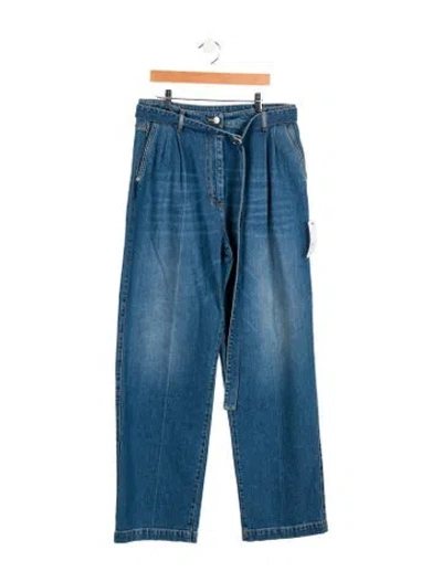 Pre-owned Peter Do High-rise Wide Leg Jeans W/ Tags In Blue