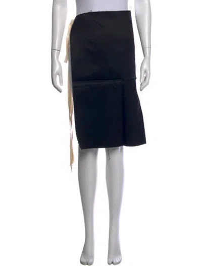 Pre-owned Peter Do Knee-length Skirt In Black