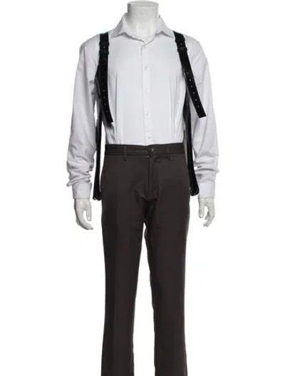 Pre-owned Peter Do Leather Backpack In Black