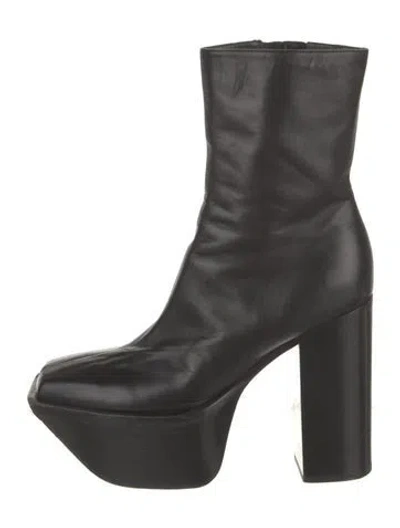 Pre-owned Peter Do Leather Boots In Black