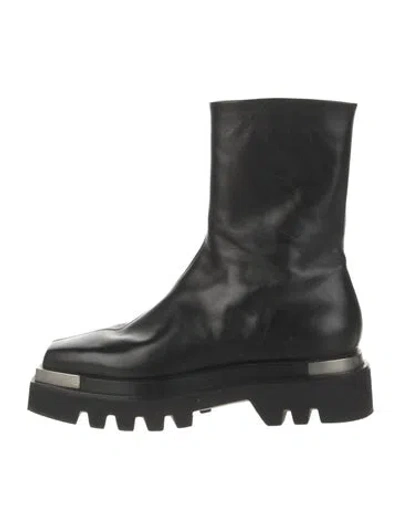Pre-owned Peter Do Leather Boots In Black