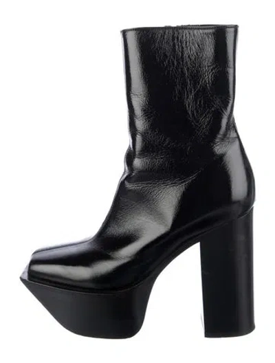 Pre-owned Peter Do Leather Boots In Black