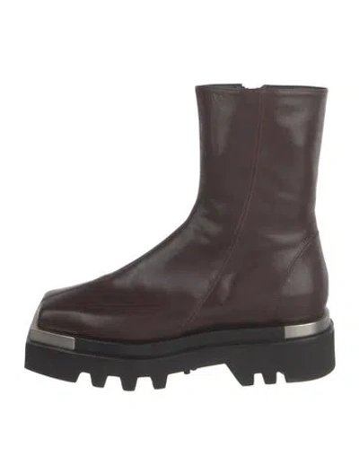 Pre-owned Peter Do Leather Boots In Brown