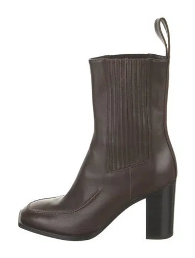 Pre-owned Peter Do Leather Boots In Brown