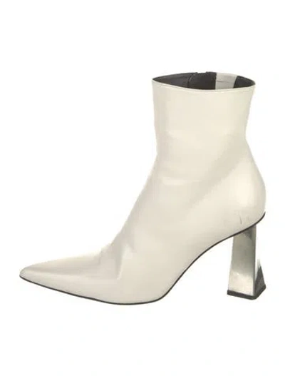 Pre-owned Peter Do Leather Boots In Neutral