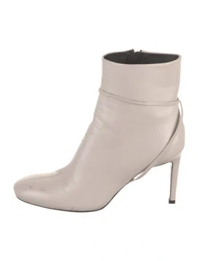 Pre-owned Peter Do Leather Boots In Neutral