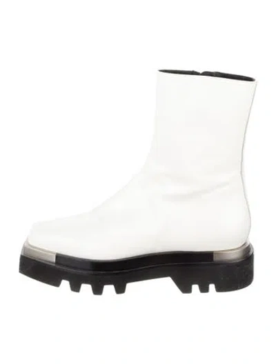 Pre-owned Peter Do Leather Boots In White