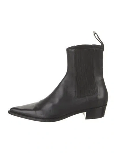 Pre-owned Peter Do Leather Chelsea Boots In Black