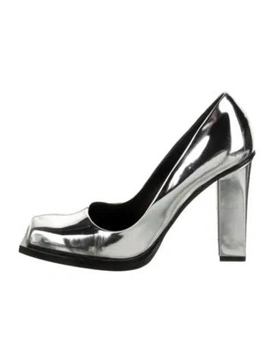 Pre-owned Peter Do Leather Pumps In Silver