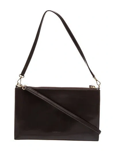 Pre-owned Peter Do Leather Shoulder Bag In Brown