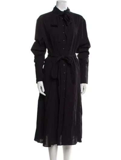 Pre-owned Peter Do Long Dress In Black