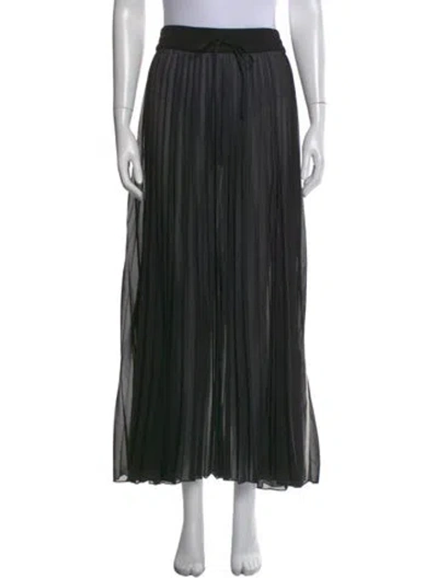 Pre-owned Peter Do Long Skirt In Black