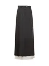 Peter Do Tailored Maxi Skirt In Black