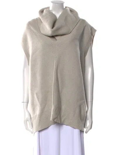 Pre-owned Peter Do Merino Wool Cowl Neck Sweater In Gray