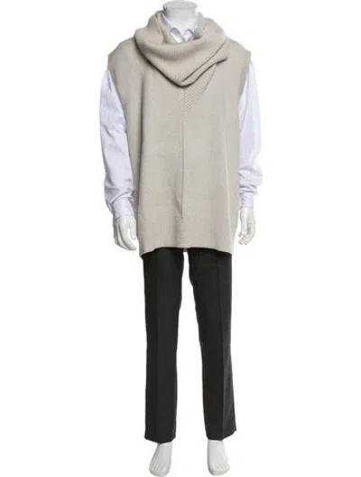 Pre-owned Peter Do Merino Wool Vest In Gray