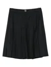 Peter Do Pleated Shorts In Black