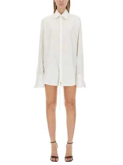 PETER DO RELAXED FIT DRAWSTRING SHIRT