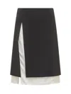 Peter Do Side Slit Skirt In Black