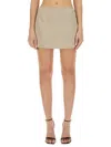 Peter Do Mini Skirt In Neutrals