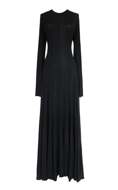 Peter Do Squid Cotton Jersey Maxi Dress In Animal Print