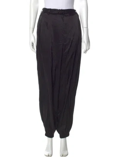 Pre-owned Peter Do Straight Leg Pants In Black