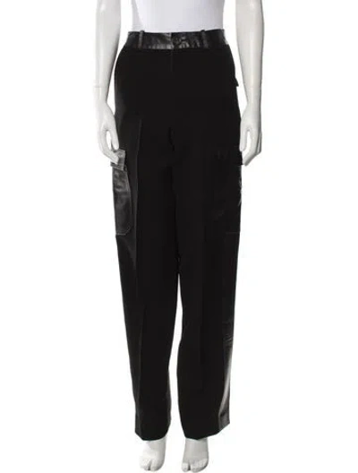 Pre-owned Peter Do Straight Leg Pants In Black