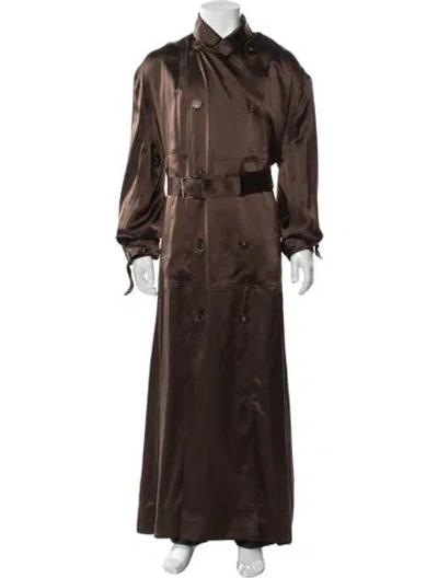 Pre-owned Peter Do Trench Coat In Brown