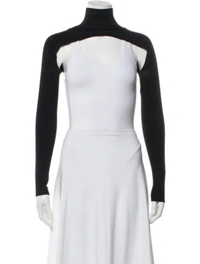 Pre-owned Peter Do Turtleneck Long Sleeve Top In White