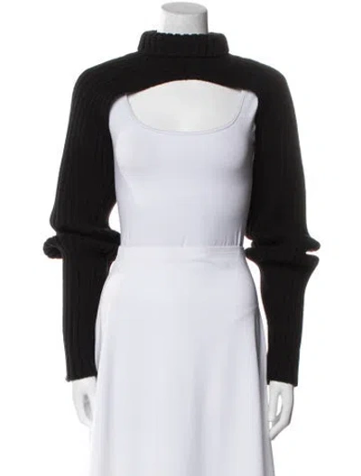 Pre-owned Peter Do Turtleneck Sweater In Black