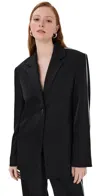 Peter Do Single-breasted Blazer In Black