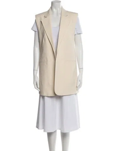 Pre-owned Peter Do Vest In Neutrals