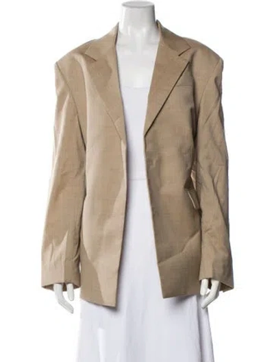 Pre-owned Peter Do Virgin Wool Blazer In Neutral