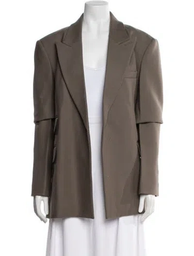 Pre-owned Peter Do Virgin Wool Blazer In Neutral