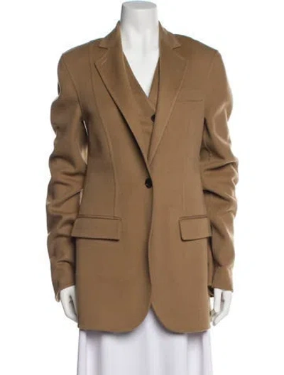 Pre-owned Peter Do Virgin Wool Blazer W/ Tags In Brown