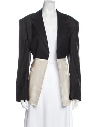 Pre-owned Peter Do Virgin Wool Evening Jacket In White