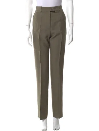 Pre-owned Peter Do Virgin Wool Straight Leg Pants