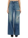 Peter Do Ripped Wide Jeans