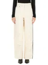 Peter Do High-rise Wide-leg Jeans In Neutral
