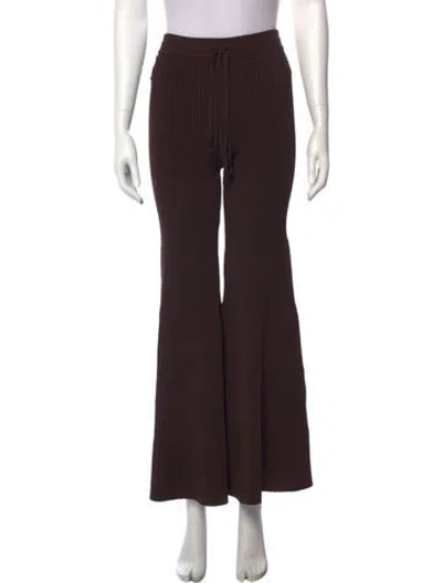 Pre-owned Peter Do Wide Leg Pants In Brown