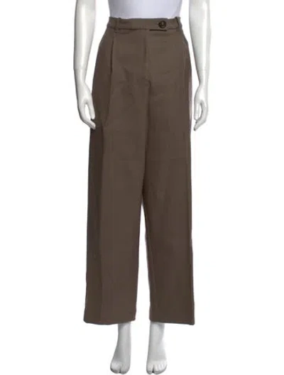Pre-owned Peter Do Wide Leg Pants In Neutral