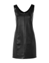 Peter Do Woman Mini Dress Black Size 10 Polyurethane, Viscose, Triacetate, Polyethylene In Black