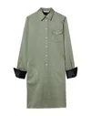 Peter Do Short Dresses In Sage Green