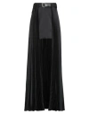 Peter Do Woman Mini Skirt Black Size 6 Polyester, Lambskin In Black
