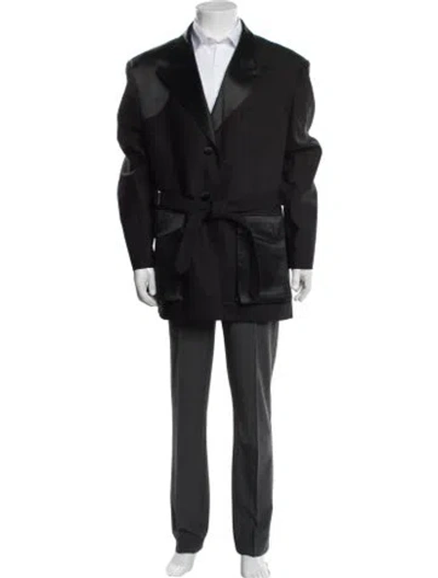 Pre-owned Peter Do Wool Jacket In Black