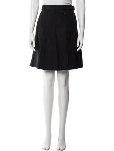 Pre-owned Peter Do Wool Knee-length Skirt In Black