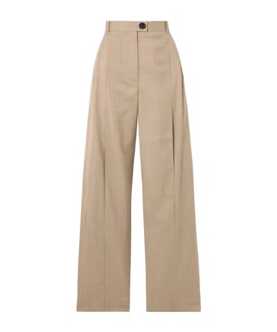 Peter Do Wool-blend Pants In Transparent