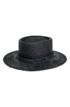 Peter Grimm Borden Straw Resort Hat In Black