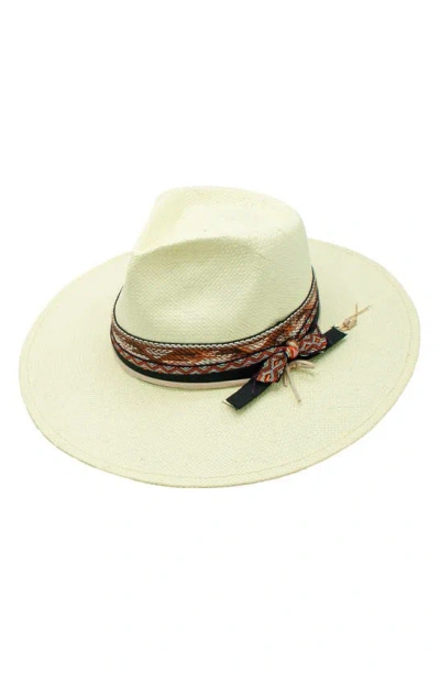 Peter Grimm Borrego Woven Straw Hat In Green