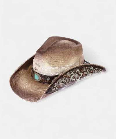Peter Grimm Brooklyn Straw Drifter In Tea Stain