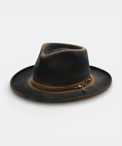 Peter Grimm Eden Wool Felt Fedora In Black